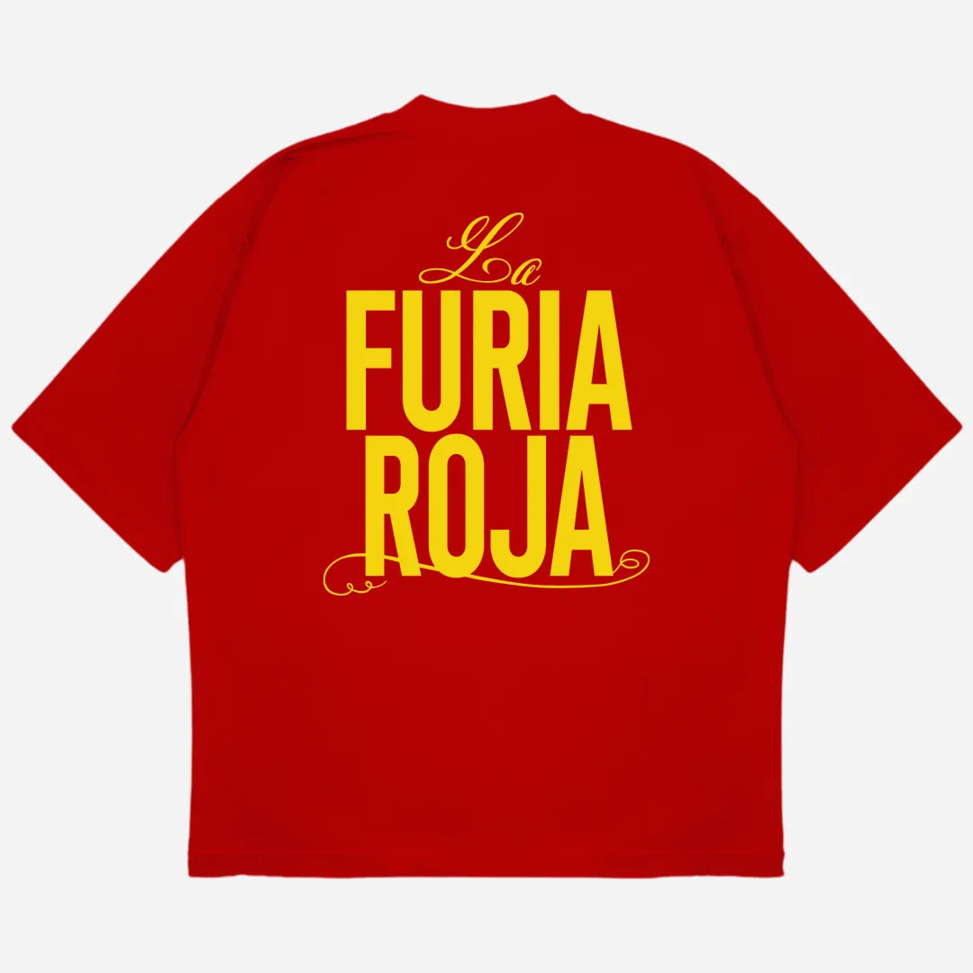 The Red Fury Drop Shoulder T-Shirt