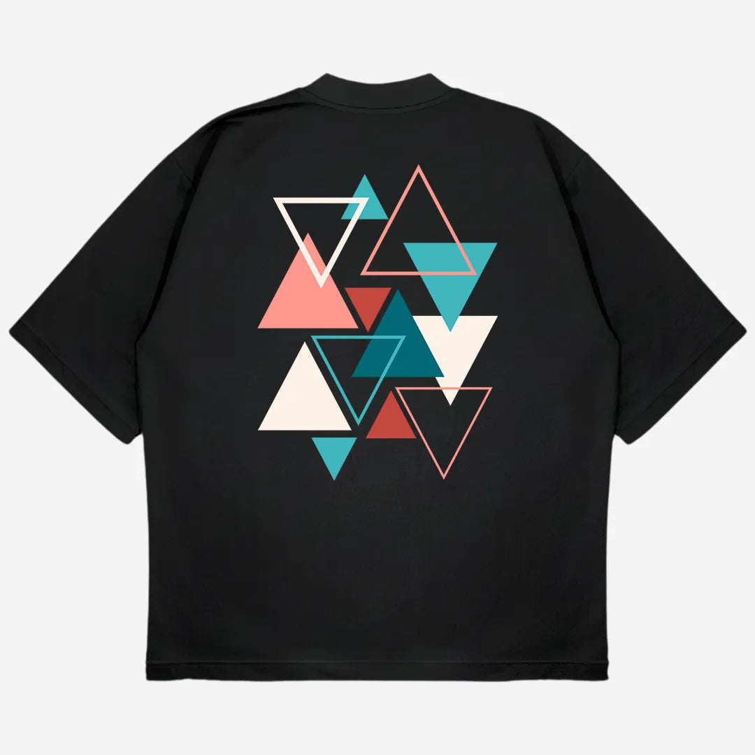 Triangles Drop Shoulder T-Shirt
