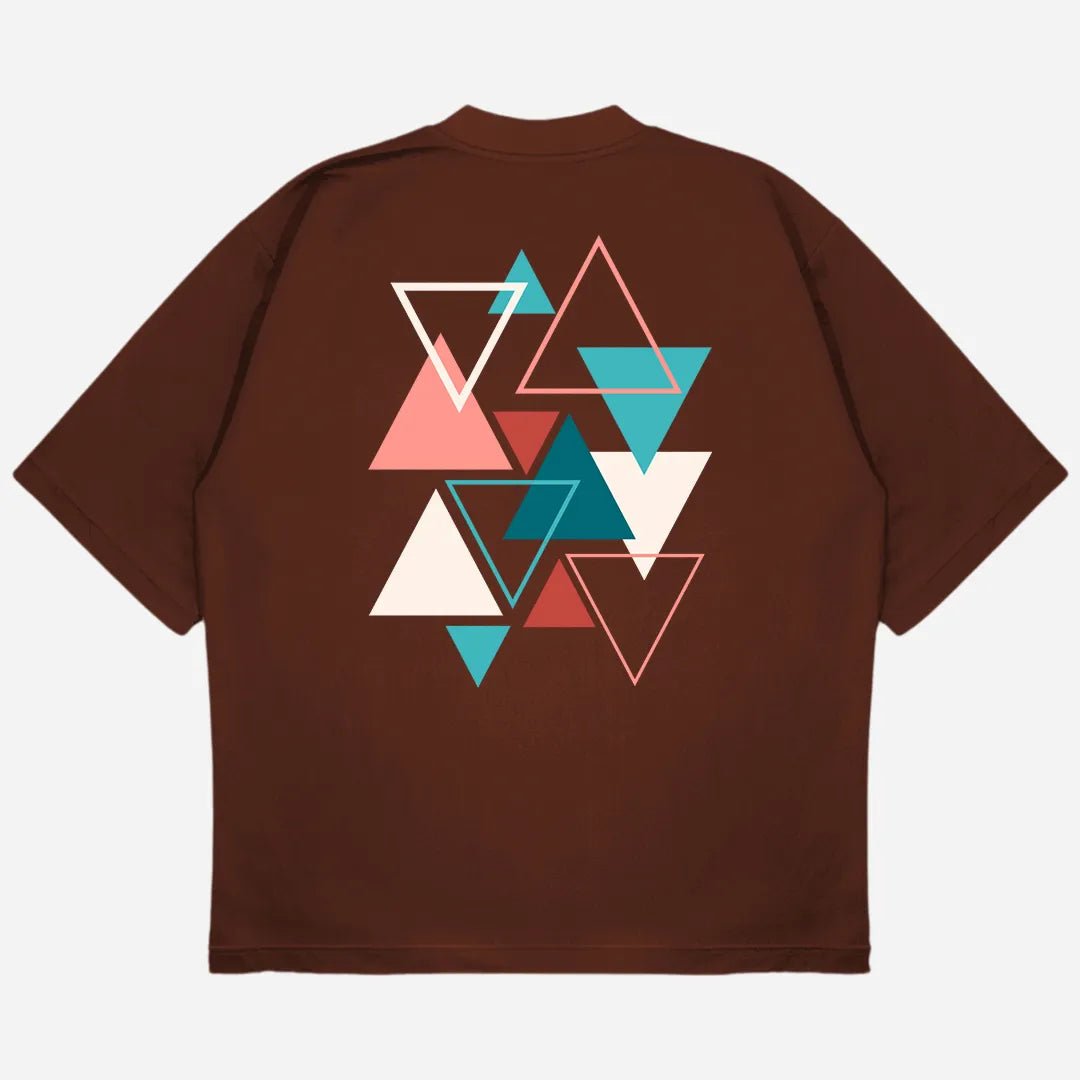 Triangles Drop Shoulder T-Shirt