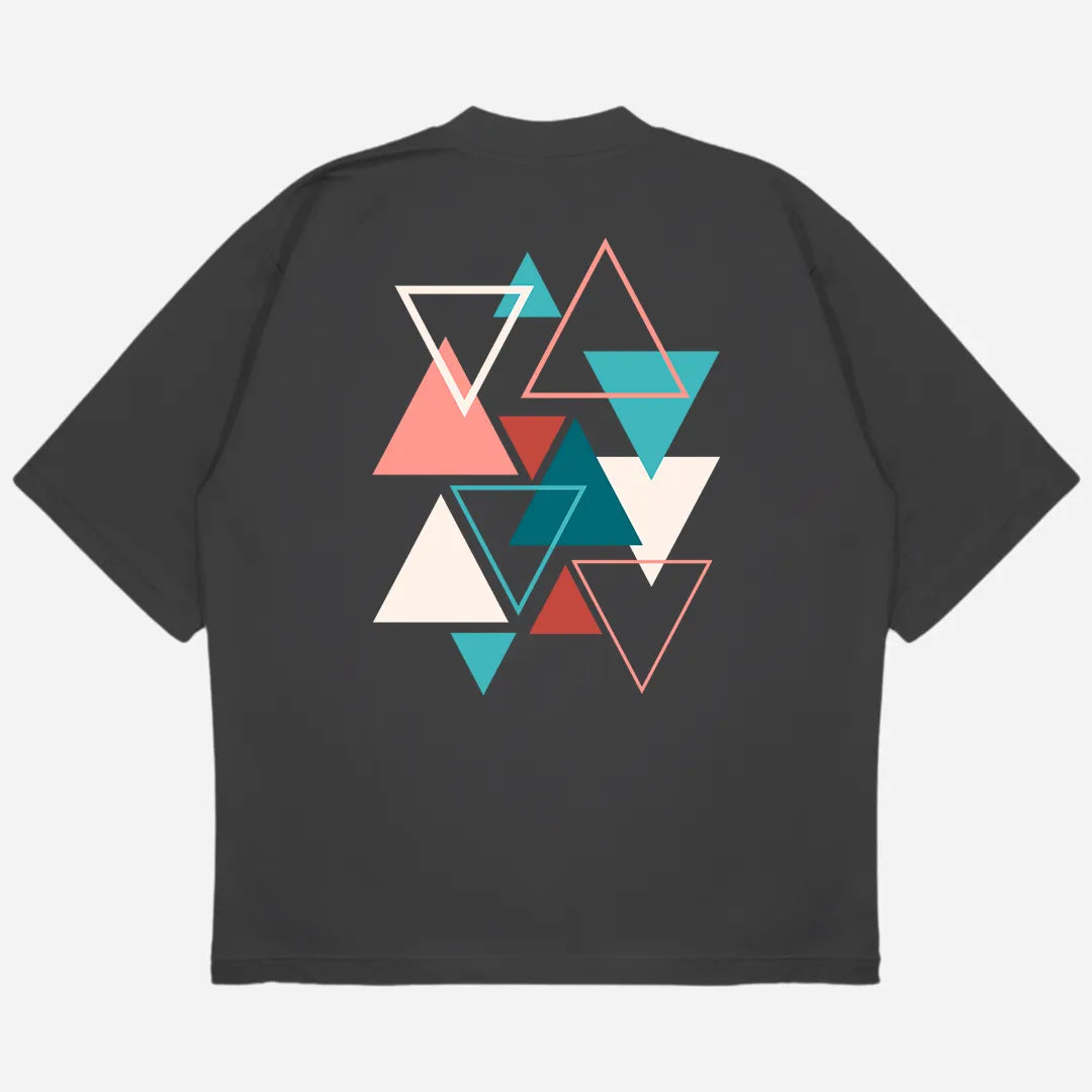 Triangles Drop Shoulder T-Shirt