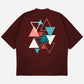 Triangles Drop Shoulder T-Shirt