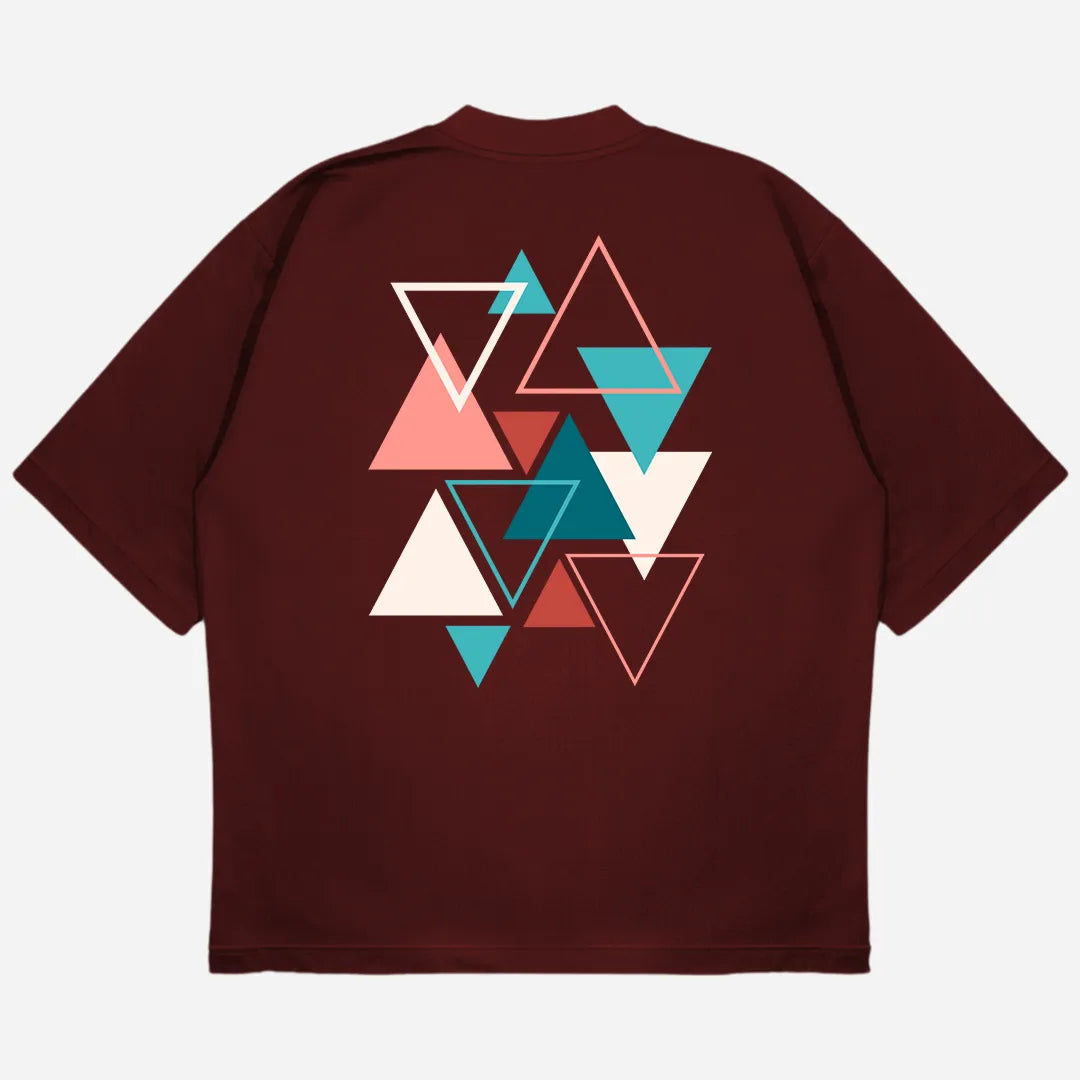 Triangles Drop Shoulder T-Shirt