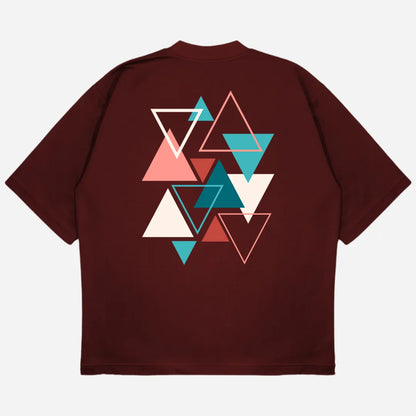 Triangles Drop Shoulder T-Shirt