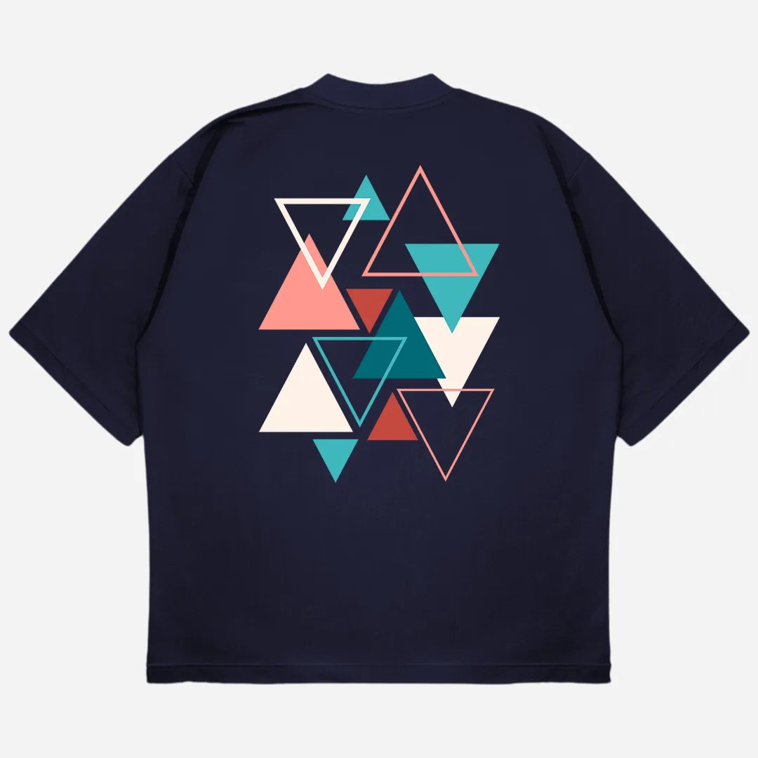 Triangles Drop Shoulder T-Shirt