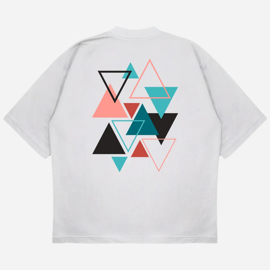Triangles Drop Shoulder T-Shirt