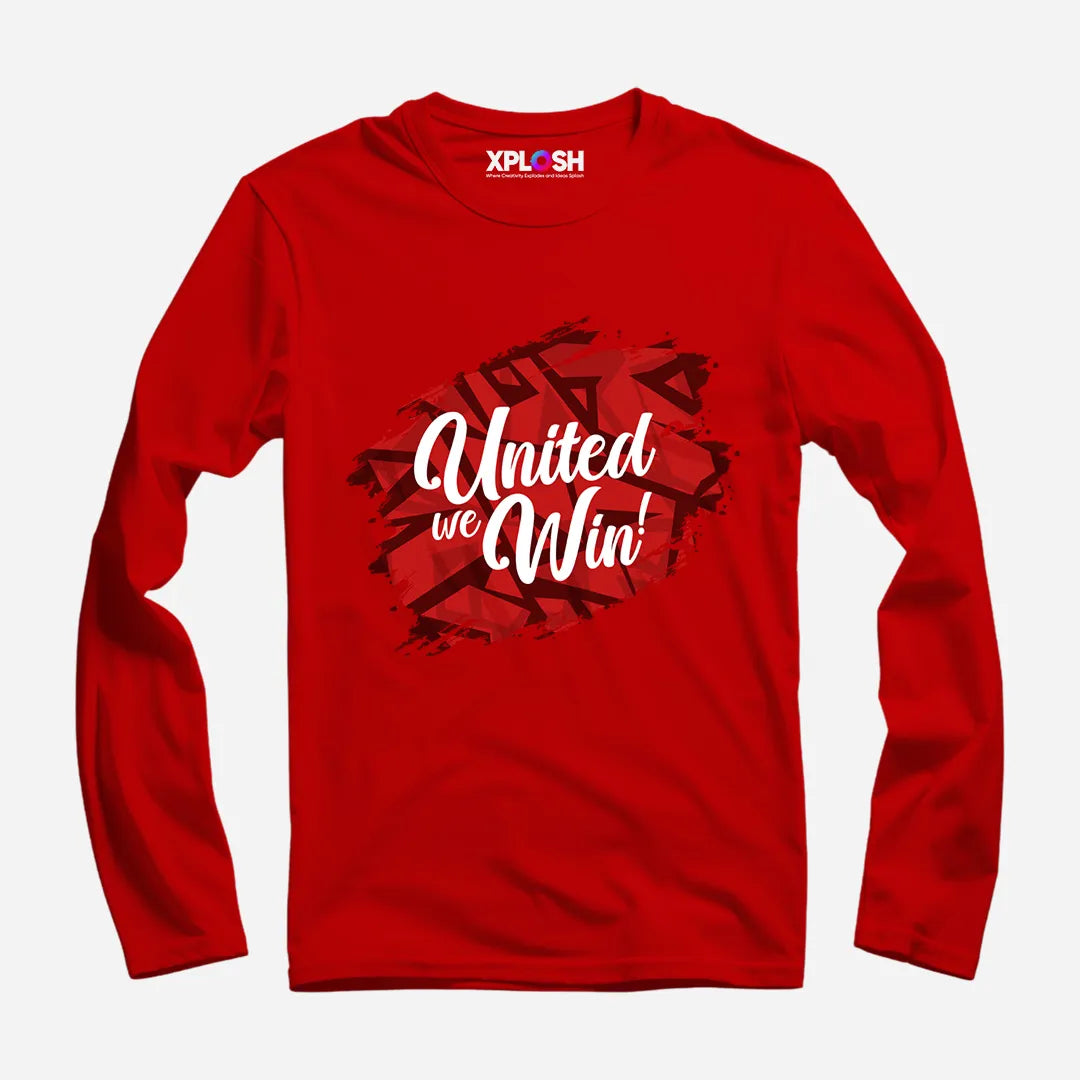 United We Win Full Sleeve T-Shirt