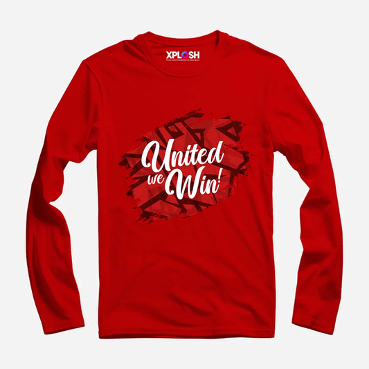 United We Win Full Sleeve T-Shirt