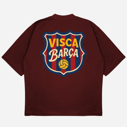 Visca Barca Drop Shoulder T-Shirt