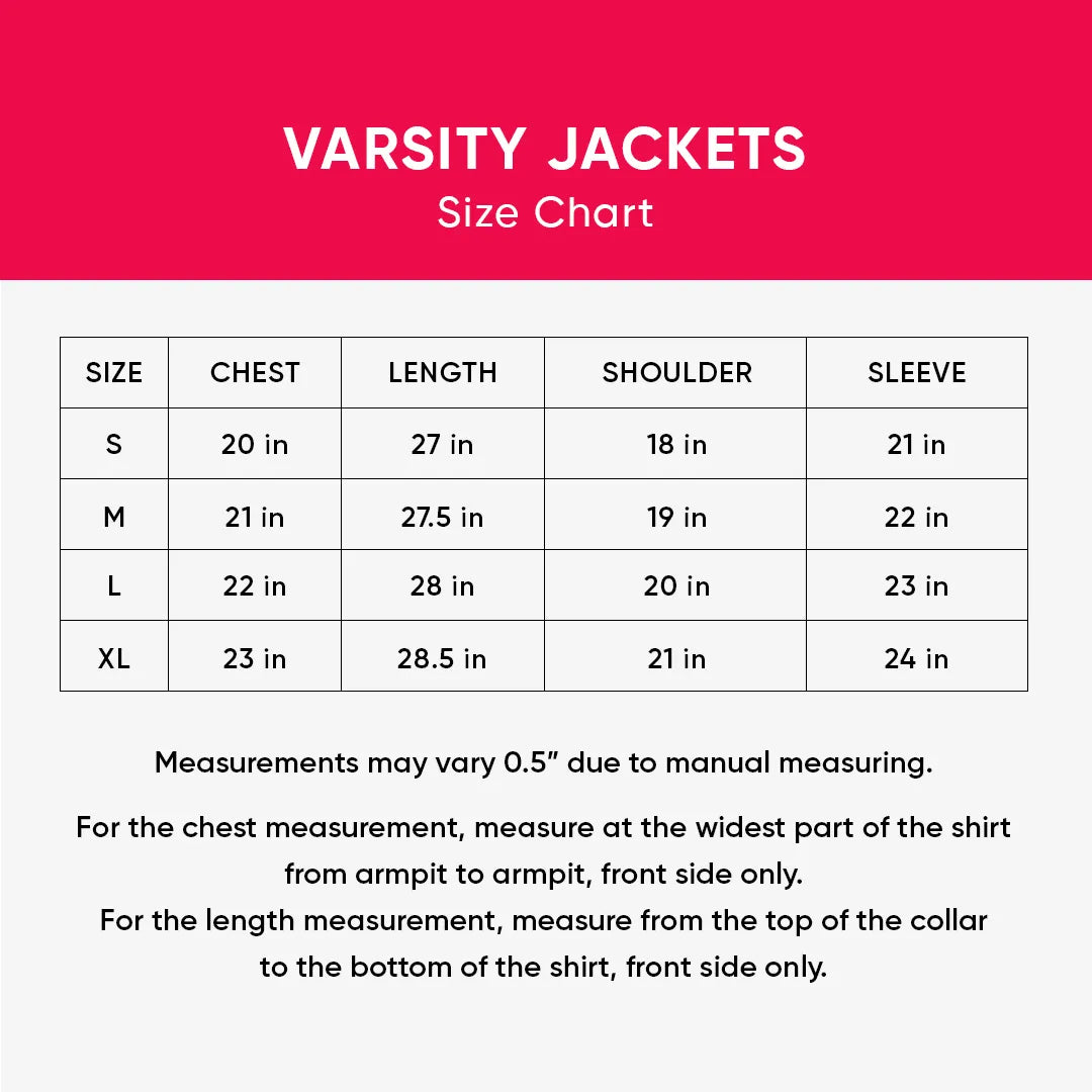 Maroon Varsity Jackets