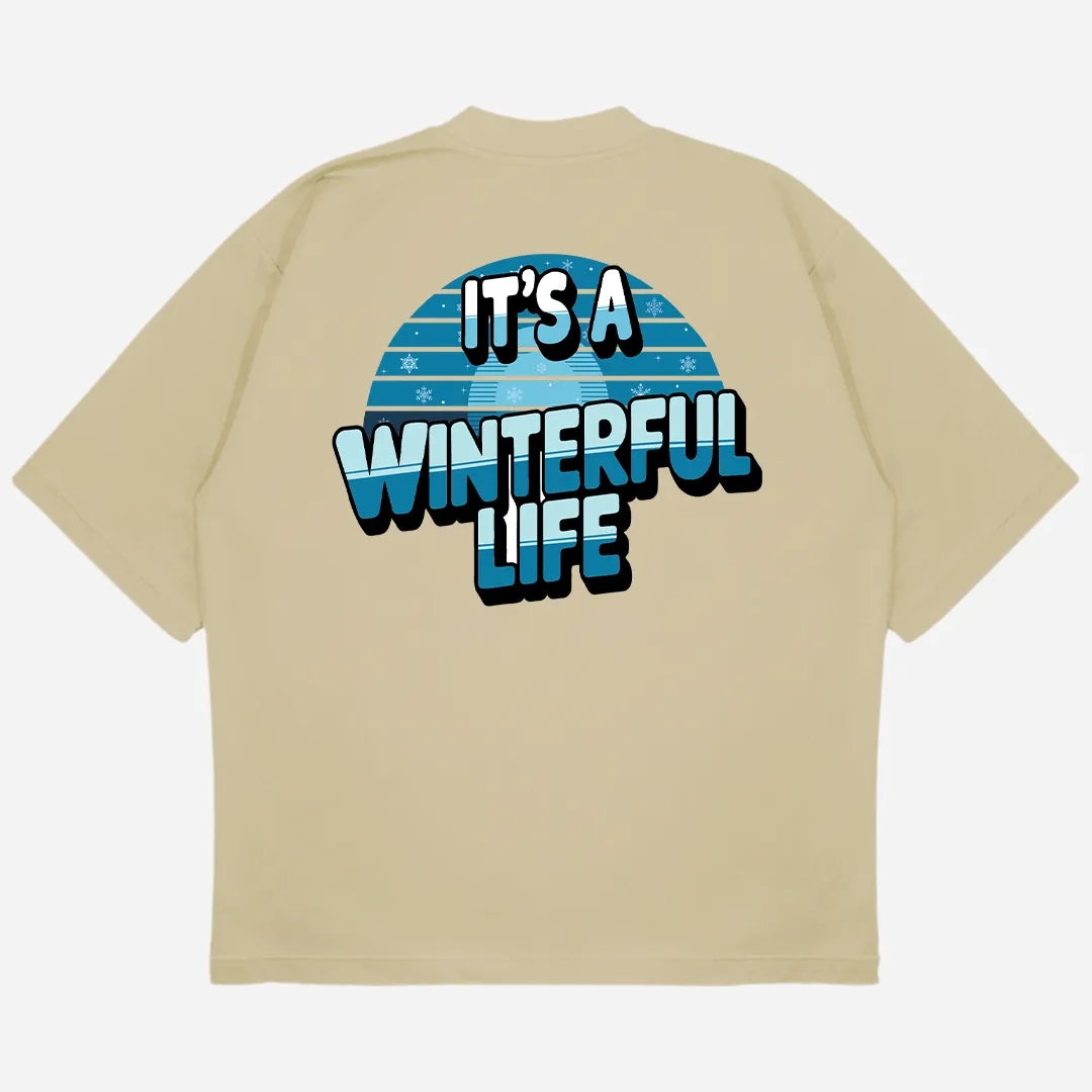 Winterful Life Drop Shoulder T-Shirt