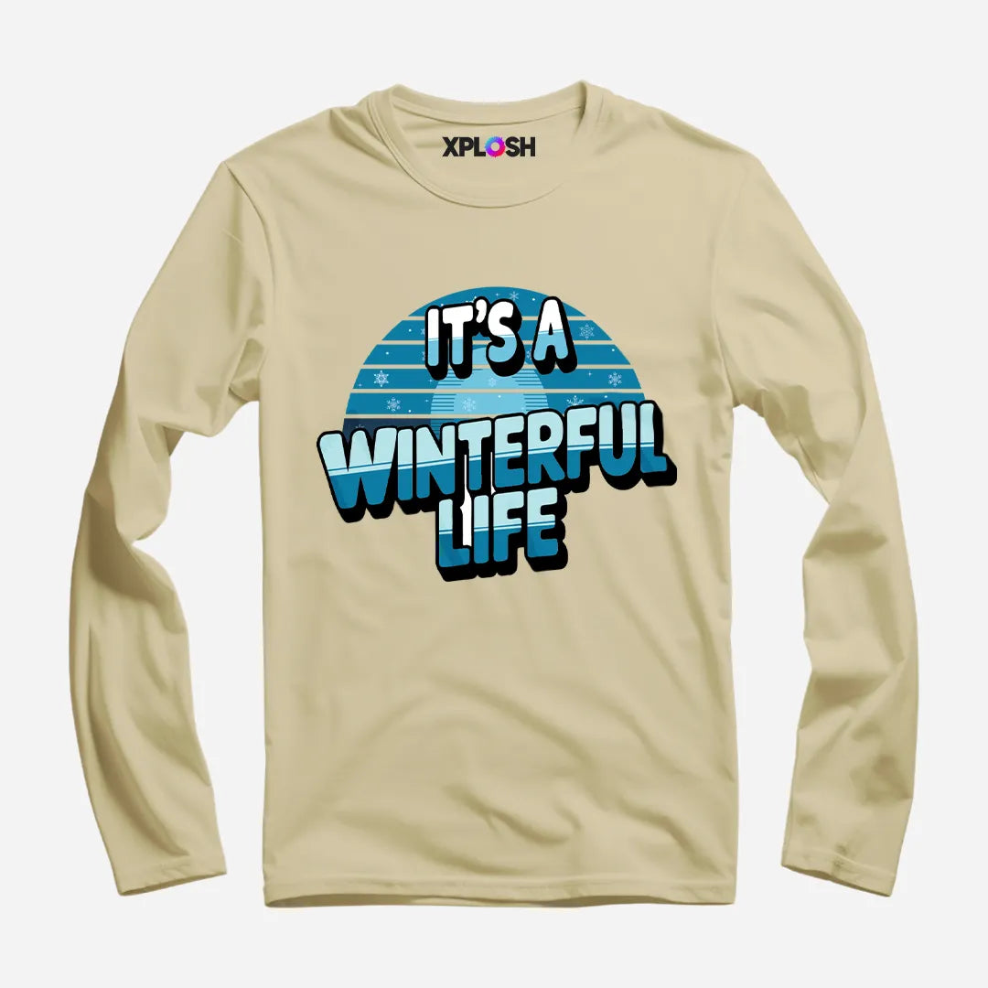 Winterful Life Full Sleeve T-Shirt