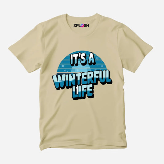 Winterful Life Half Sleeve T-Shirt