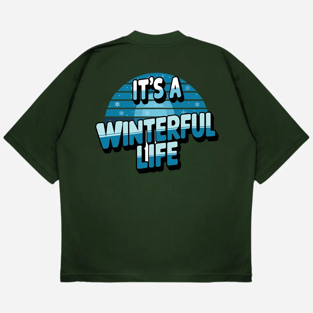 Winterful Life Drop Shoulder T-Shirt