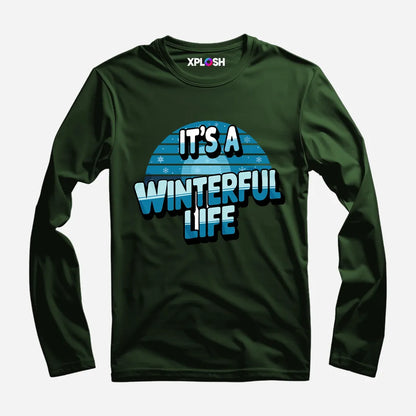 Winterful Life Full Sleeve T-Shirt