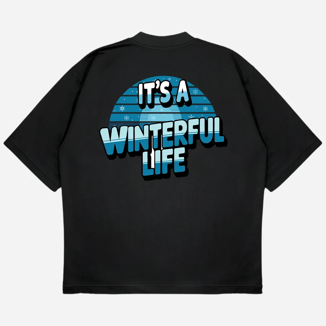 Winterful Life Drop Shoulder T-Shirt