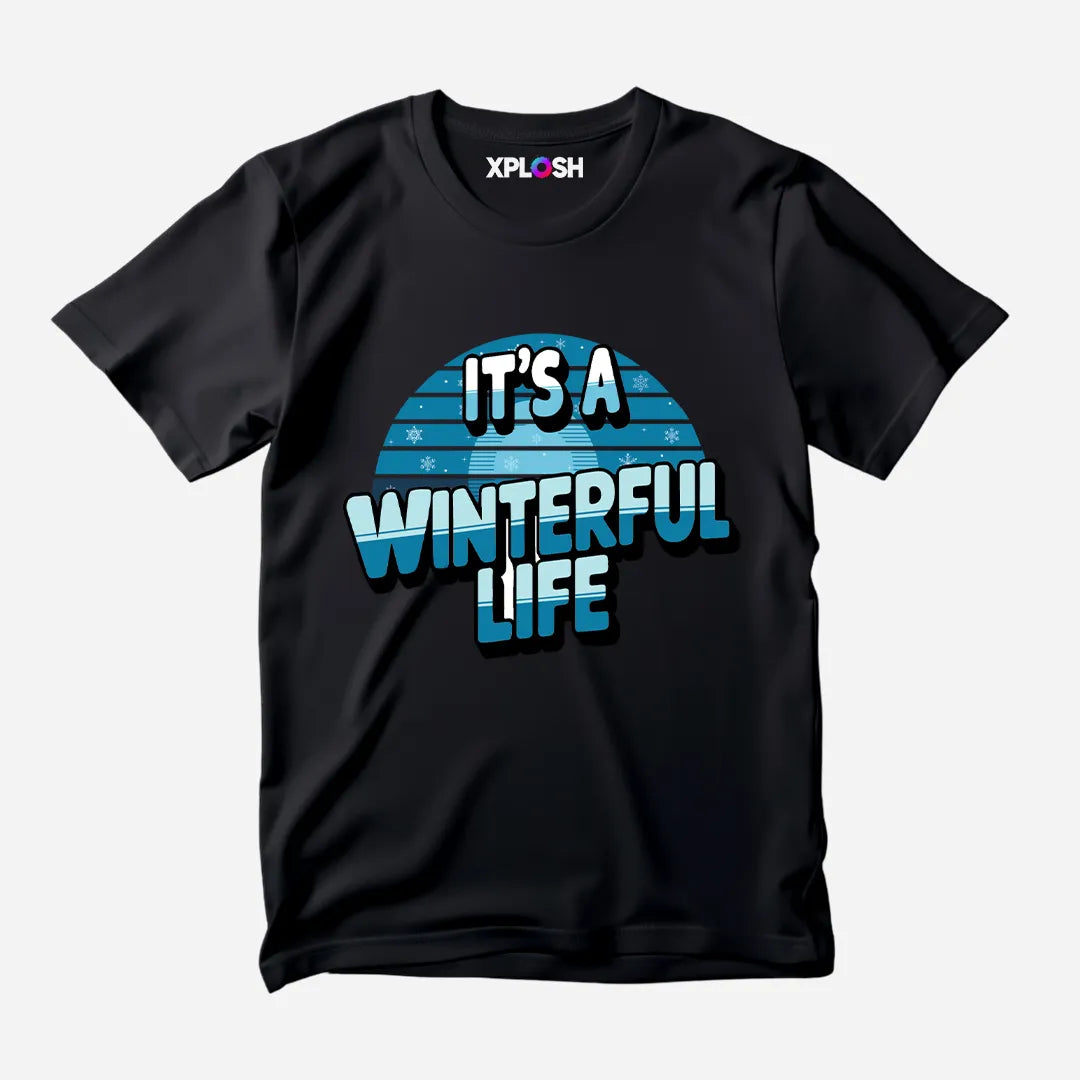 Winterful Life Half Sleeve T-Shirt