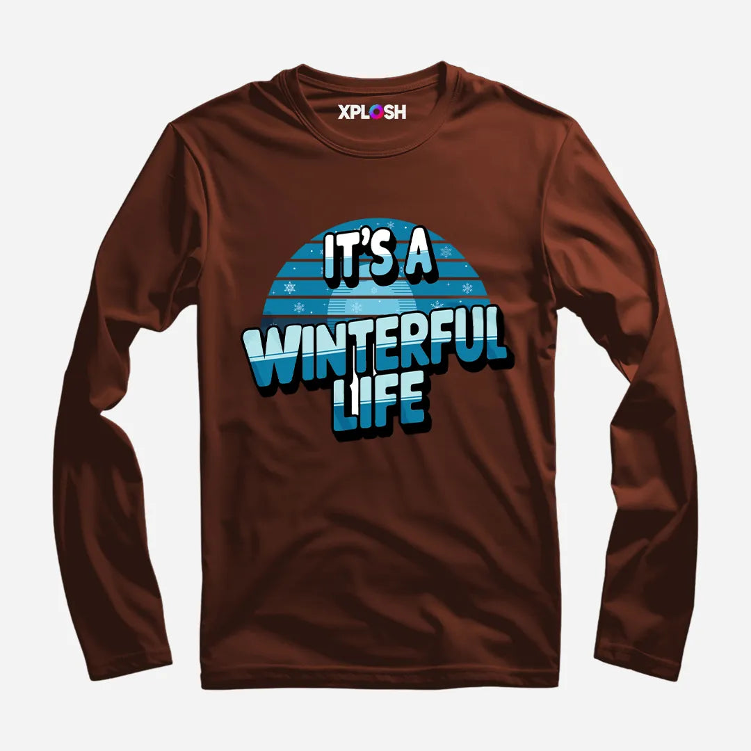 Winterful Life Full Sleeve T-Shirt