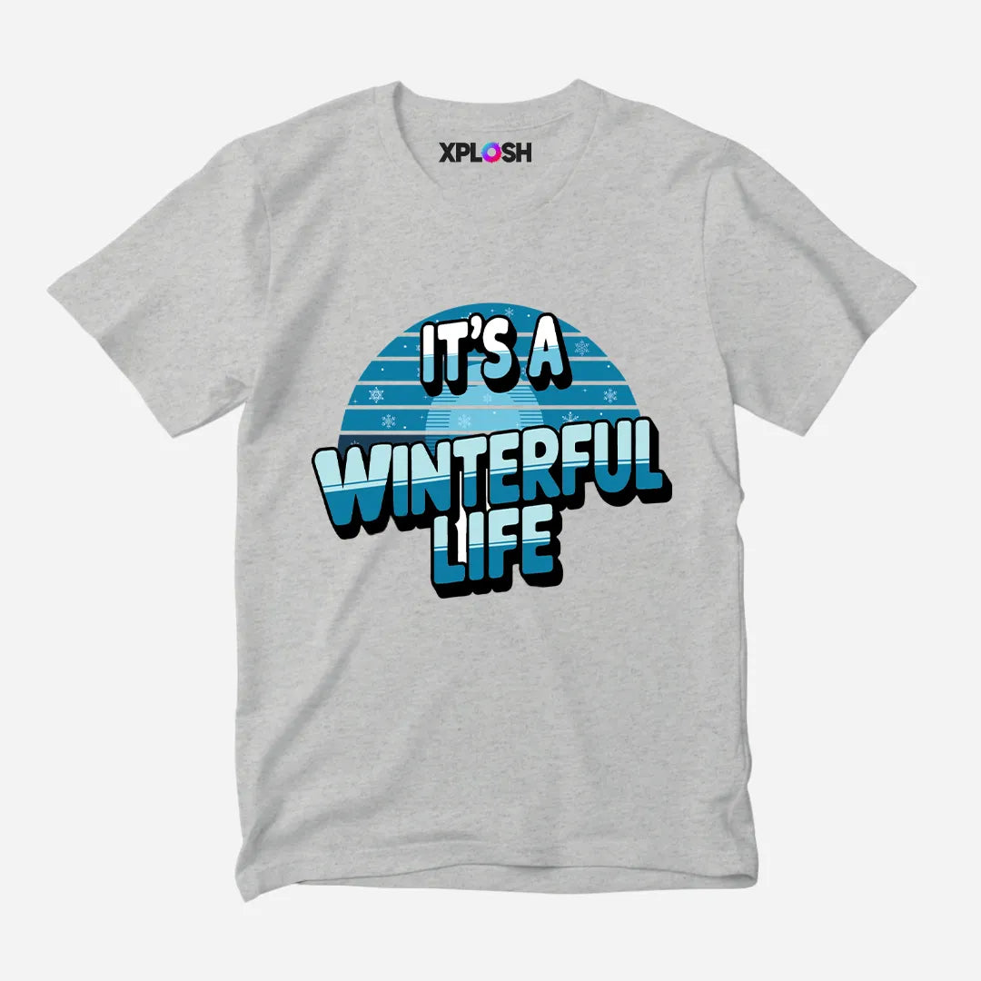 Winterful Life Half Sleeve T-Shirt