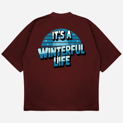 Winterful Life Drop Shoulder T-Shirt