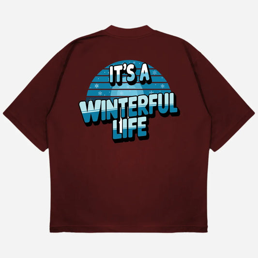 Winterful Life Drop Shoulder T-Shirt