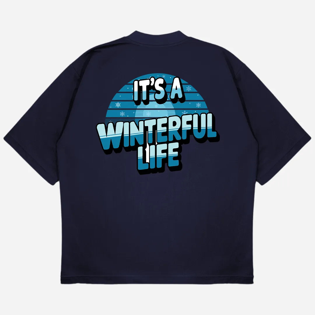 Winterful Life Drop Shoulder T-Shirt