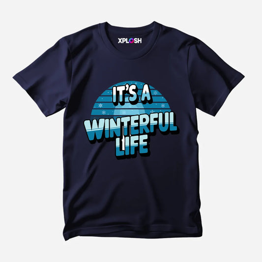 Winterful Life Half Sleeve T-Shirt