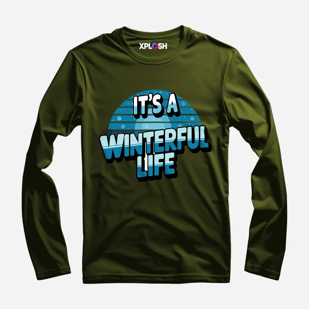 Winterful Life Full Sleeve T-Shirt