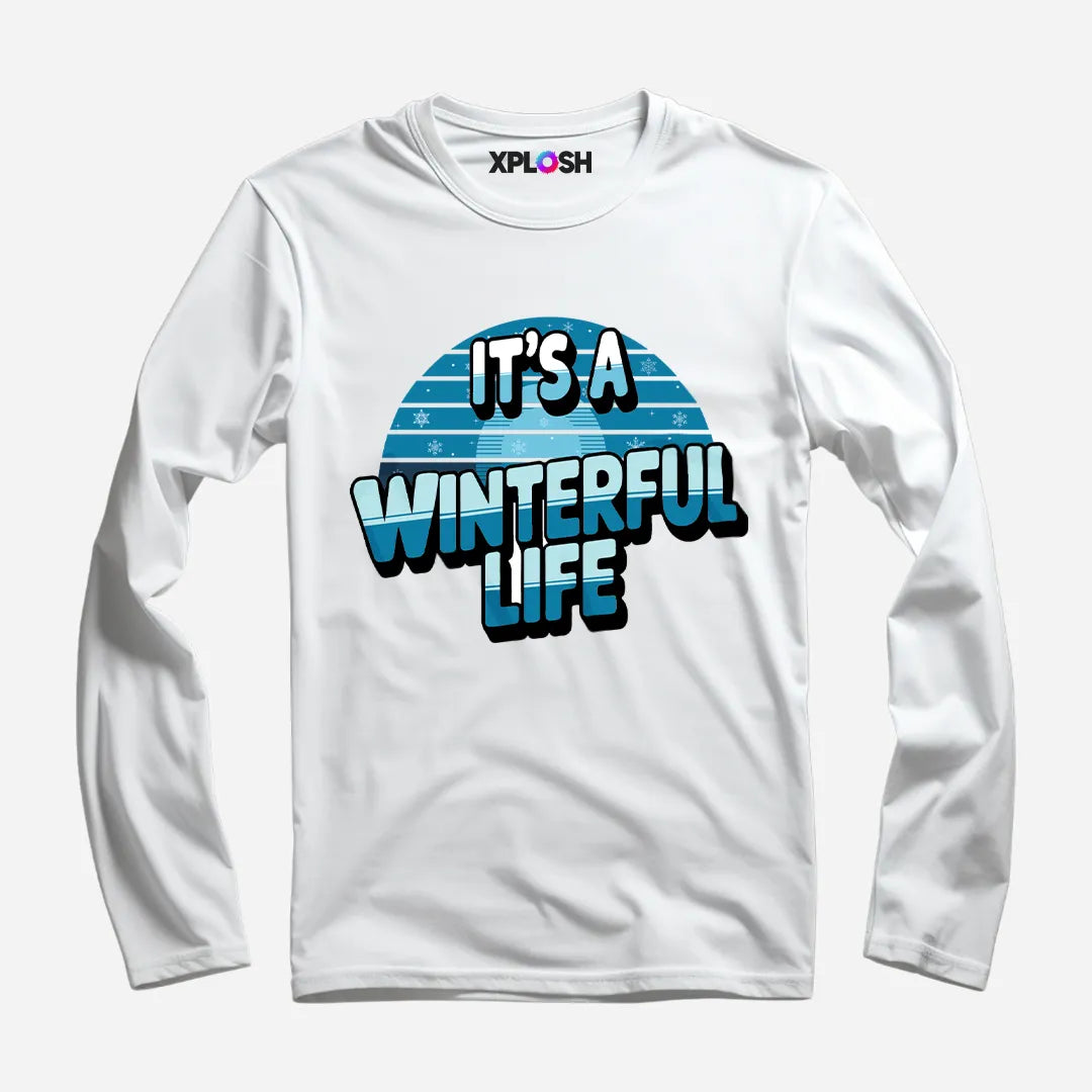 Winterful Life Full Sleeve T-Shirt