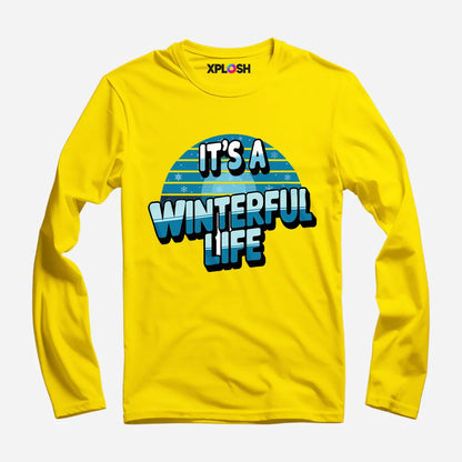 Winterful Life Full Sleeve T-Shirt