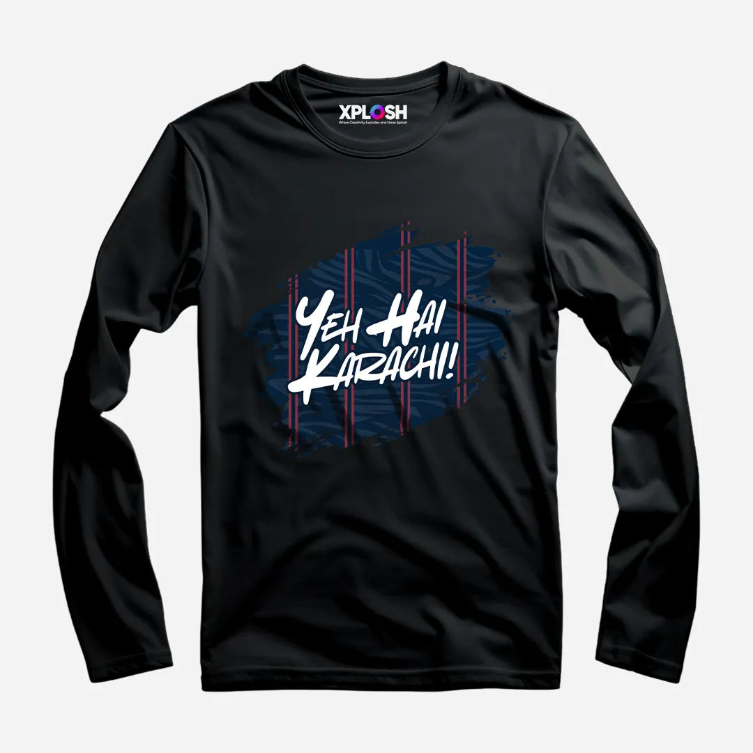 Yeh Hai Karachi Full Sleeve T-Shirt