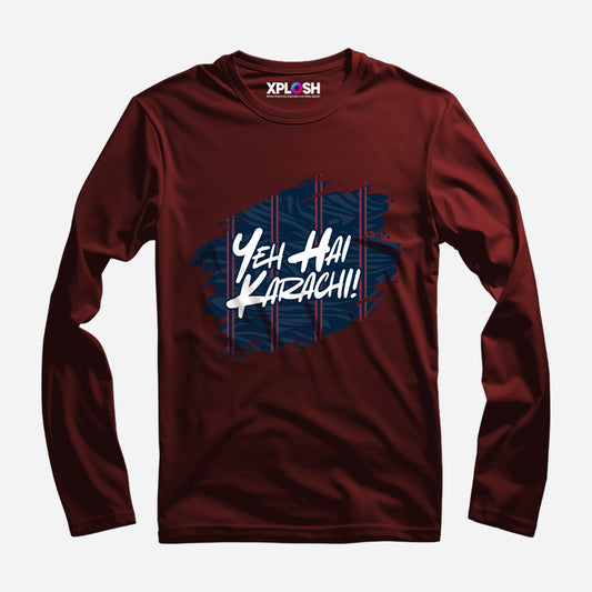 Yeh Hai Karachi Full Sleeve T-Shirt