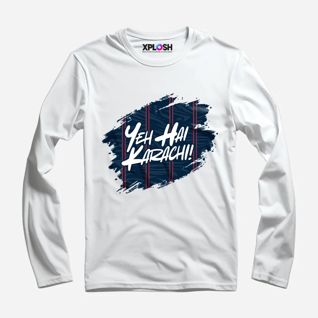 Yeh Hai Karachi Full Sleeve T-Shirt