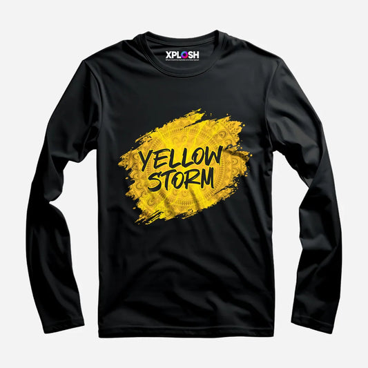 Yellow Storm Full Sleeve T-Shirt